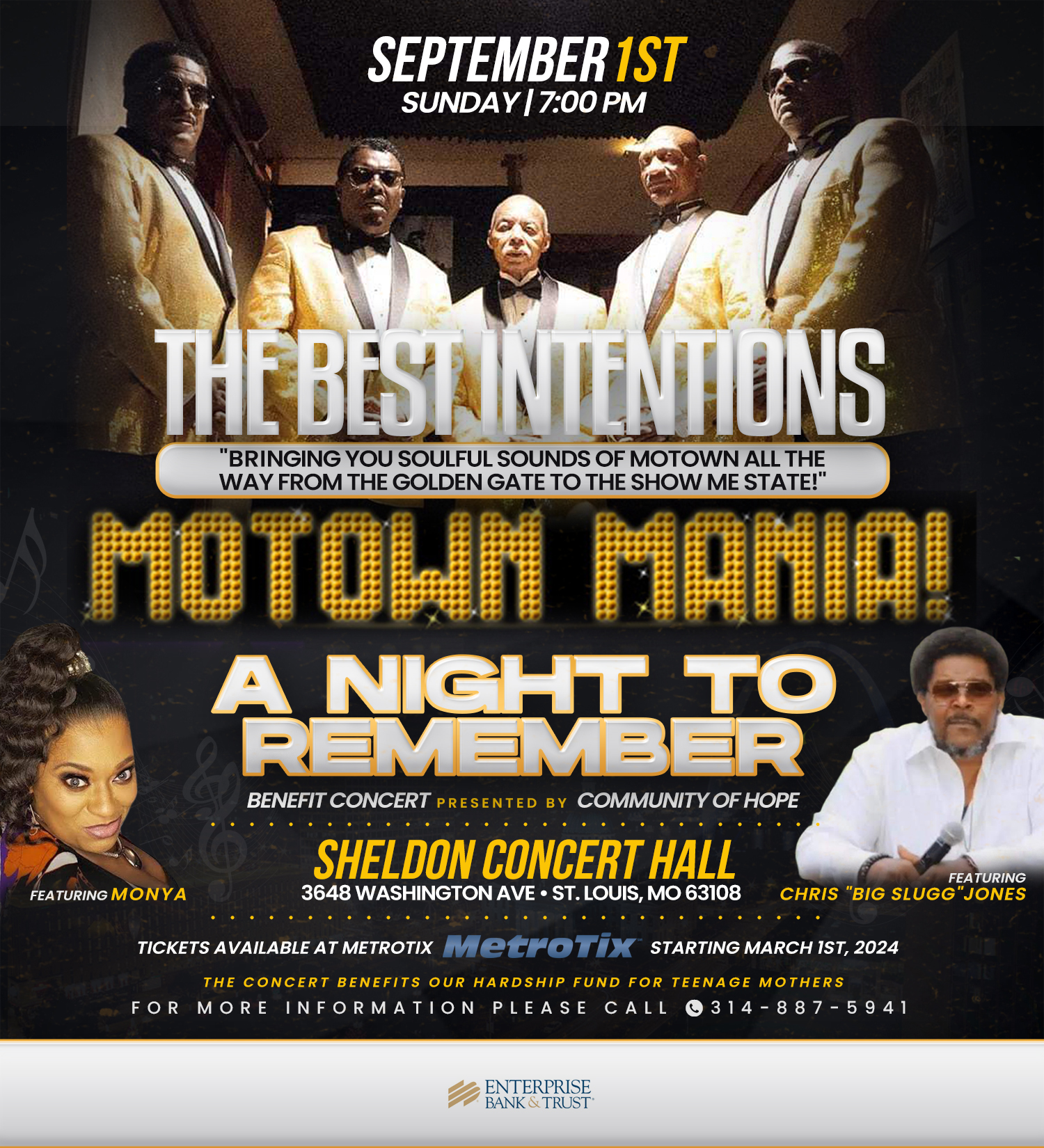 Motown Mania featuring The Best Intentions - The Sheldon The Sheldon